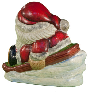 Santa on Toboggan
