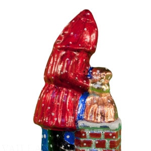 Glimmer Santa Putting Sack in Chimney