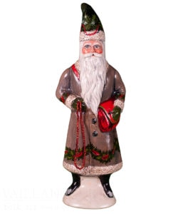 Santa in Grey Coat (with antique mould)