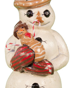 Snowman with Gingerbread Baby