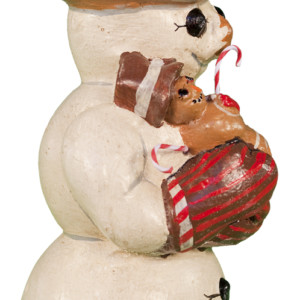 Snowman with Gingerbread Baby