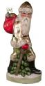 Walking Stick Father Christmas in Gold