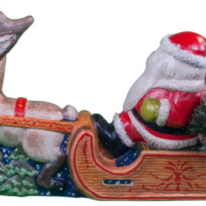 Santa with Reindeer