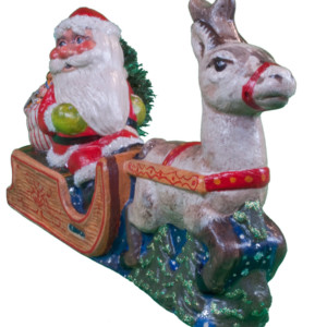 Santa with Reindeer