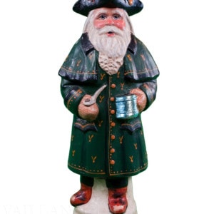 Santa Holding Silver Mug