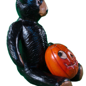 Halloween Teddy with Pumpkin
