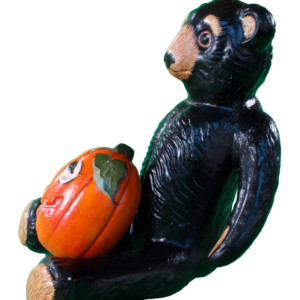 Halloween Teddy with Pumpkin