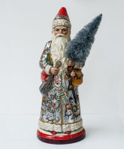 One of a Kind Father Christmas with Marionette