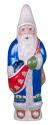 Blue Father Christmas with Train
