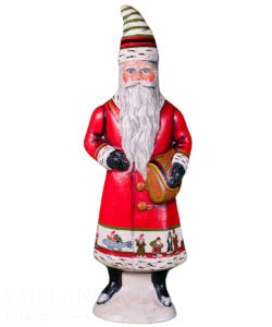 Santa in Coat with Santa Border