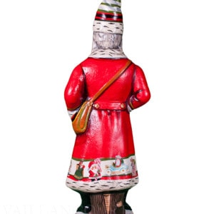 Santa in Coat with Santa Border
