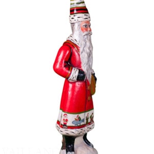 Santa in Coat with Santa Border
