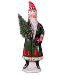 Santa in Green Coat