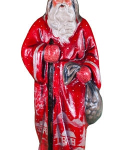 Colonial Village Red Father Christmas