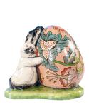 Bunny with Decorated Egg