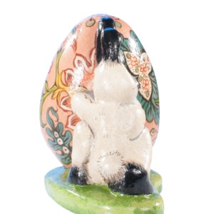 Bunny with Decorated Egg