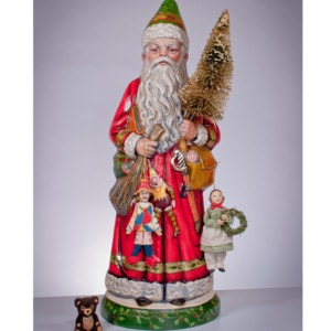 Red Father Christmas with Marionette