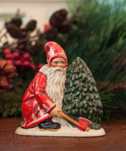 Starlight Santa Chopping Tree