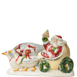 Santa in Christmas Cart