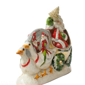 Santa in Christmas Cart