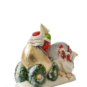 Santa in Christmas Cart