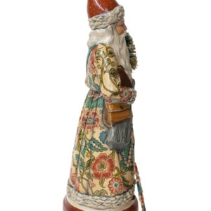 Floral Father Christmas with Marionette