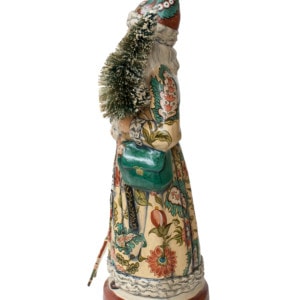 Floral Father Christmas with Marionette