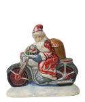 Red Forest Santa on Motorcycle