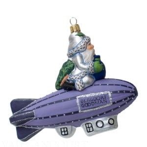 Santa on Bergdorf Goodman Zeppelin