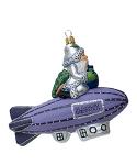 Santa on Bergdorf Goodman Zeppelin
