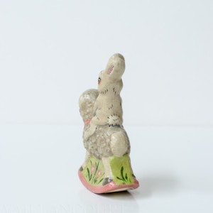Rabbit Riding Lamb with Pink
