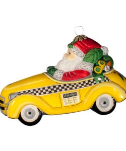 NYC Santa Cabbie Ornament