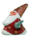 Contemporary Santa with Red Star Coat