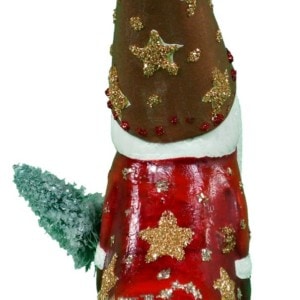 Contemporary Santa with Red Star Coat