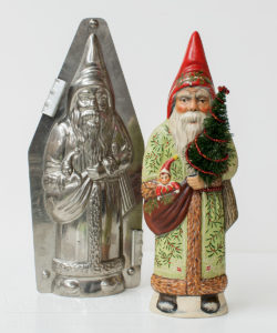 Green Vine Father Christmas with Mould