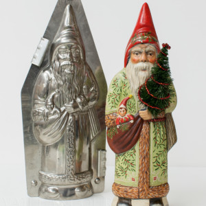Green Vine Father Christmas with Mould