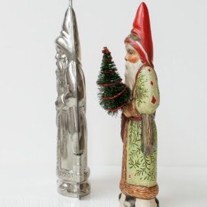 Green Vine Father Christmas with Mould