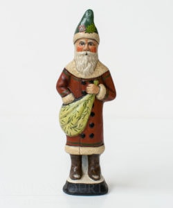 Santa in Brown Coat
