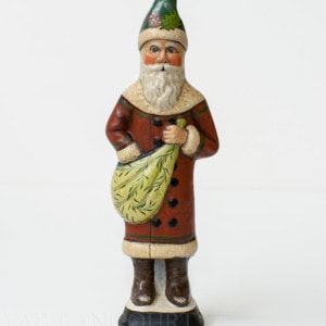 Santa in Brown Coat