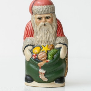Santa with Pickle in Sack