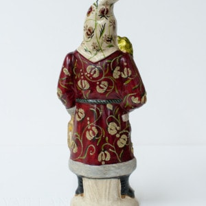 Custom Red and White Brocaded Father Christmas