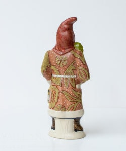 Custom Santa in Peach Brocaded Coat