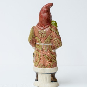 Custom Santa in Peach Brocaded Coat