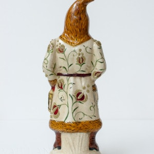 Santa in White Brocade with Lantern