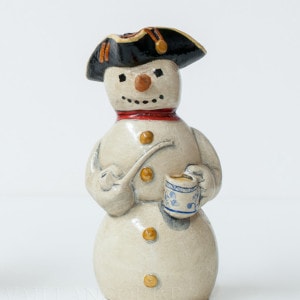 Snowman with Mug