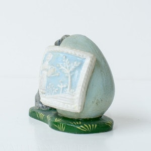 Bunny with Egg and Flower
