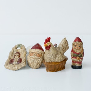 Ornament Small Santa Set