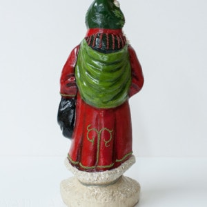 European Father Christmas with Silver Ornaments