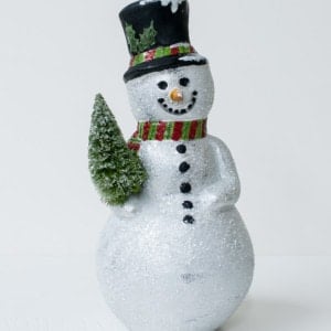 Large Glitzy Snowman