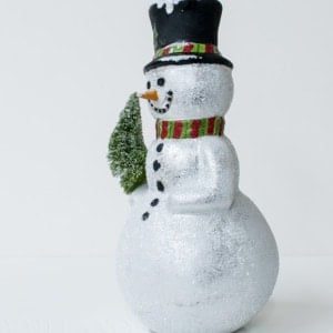 Large Glitzy Snowman